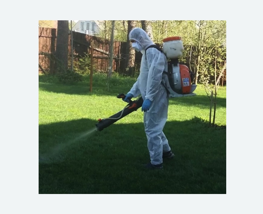 Обработка территории от клещей в Барабинске